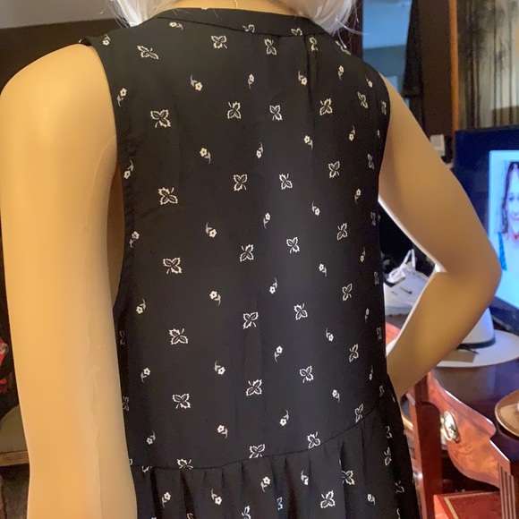 NWT NAVY & WHITE SLEEVELESS MINI DRESS - Picture 6 of 6